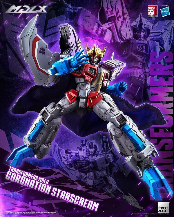 ThreeZero Transformers MDLX Articulated Figure Series Coronation Starscream