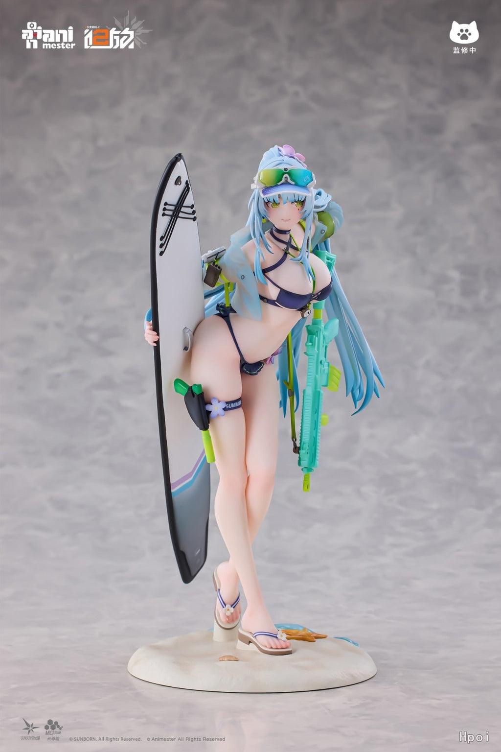 AniMester Girls' Frontline 2: Exilium HK416 Klukai (Cerulean Breaker Ver.) 1/7 Scale Figure