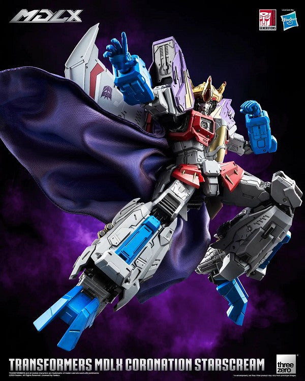 ThreeZero Transformers MDLX Articulated Figure Series Coronation Starscream