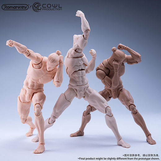 (Reissue) Romankey X COWL: 1/12 Scale Super Movable Male Action Figure Body