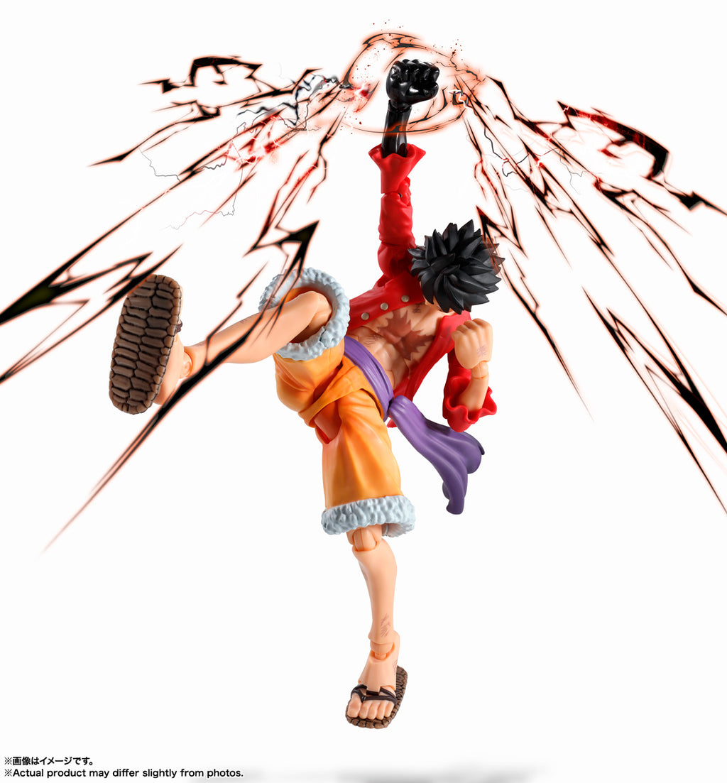Bandai SHF S.H.Figuart MONKEY.D.LUFFY Invasion of Onigashima ONE PIECE BASE SHOP LIMITED Ver.