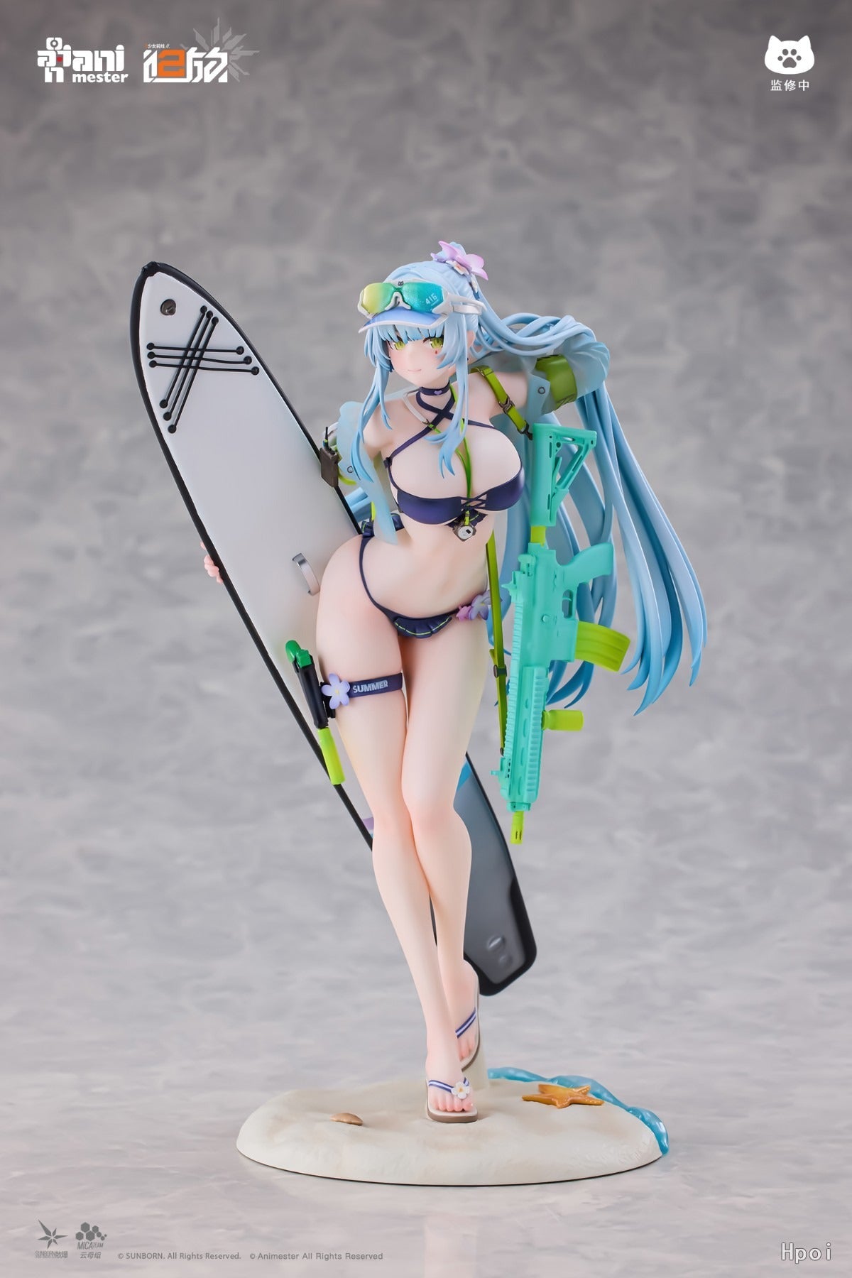 AniMester Girls' Frontline 2: Exilium HK416 Klukai (Cerulean Breaker Ver.) 1/7 Scale Figure