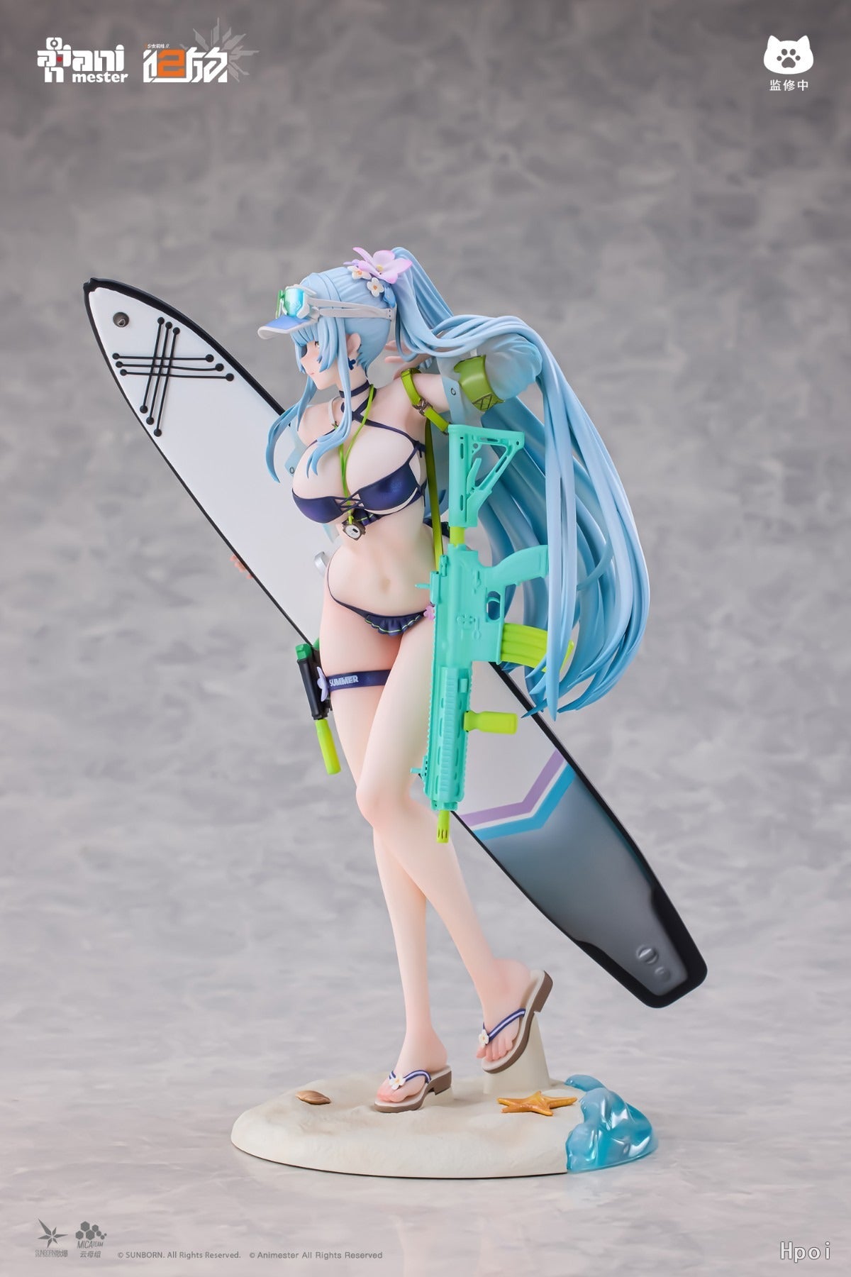 AniMester Girls' Frontline 2: Exilium HK416 Klukai (Cerulean Breaker Ver.) 1/7 Scale Figure