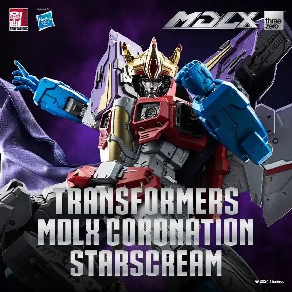 ThreeZero Transformers MDLX Articulated Figure Series Coronation Starscream