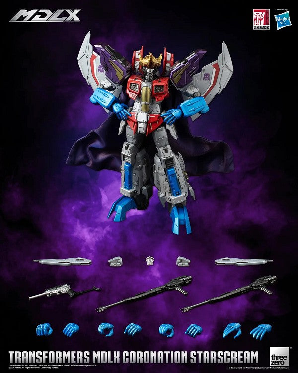 ThreeZero Transformers MDLX Articulated Figure Series Coronation Starscream