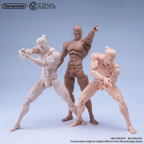 (Reissue) Romankey X COWL: 1/12 Scale Super Movable Male Action Figure Body