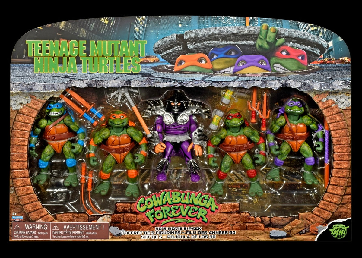 Re-Release Playmates Toys TMNT Movie 5 Pack & 1988 Classic Figures