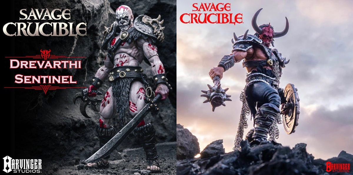 Harvinger Studios: Savage Crucible Series – Varkul of the Bone & Drevarthi Sentinel