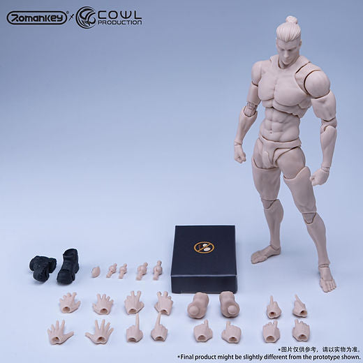 (Reissue) Romankey X COWL: 1/12 Scale Super Movable Male Action Figure Body