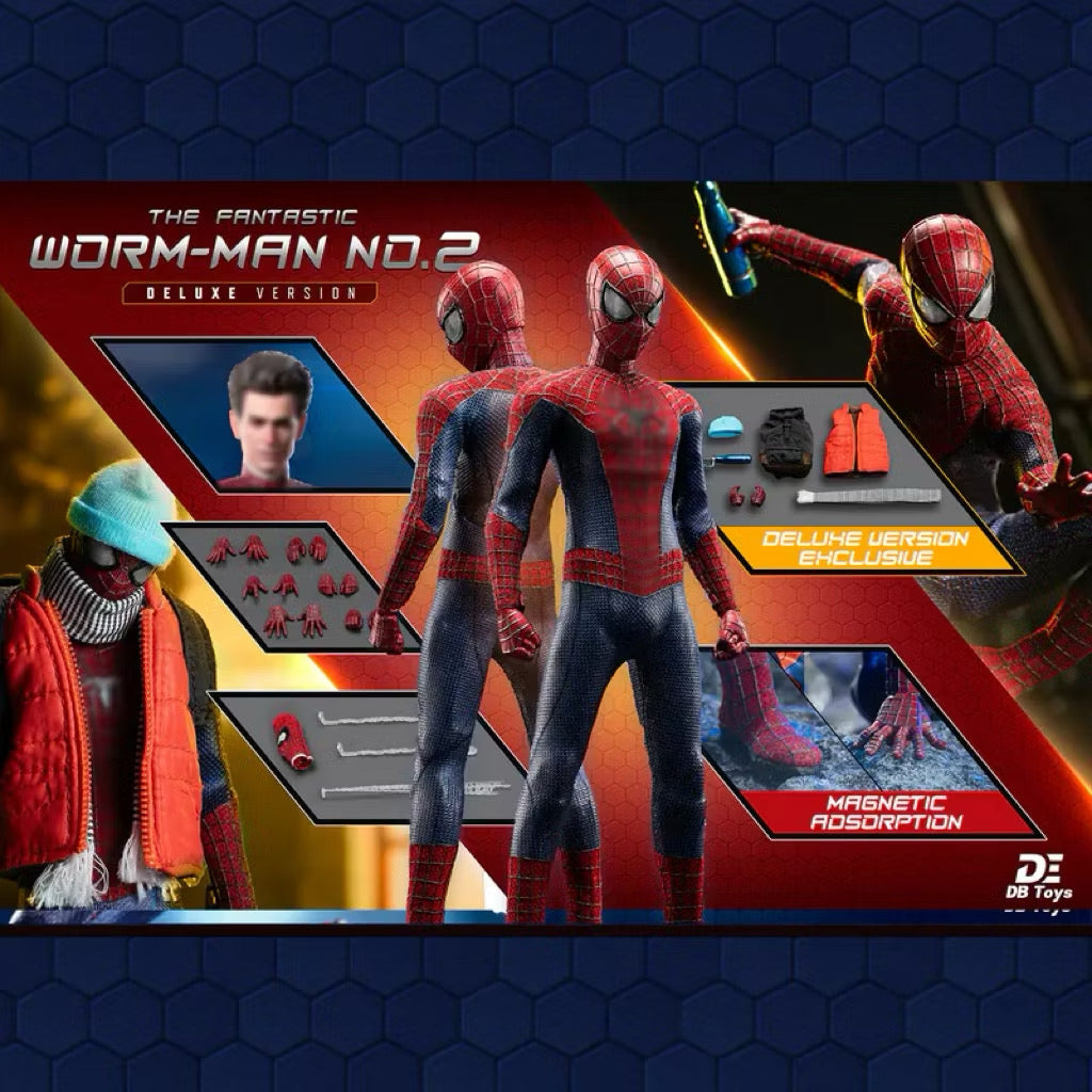 DBToys 1/12 The Fantastic Worm-Man 2 Action Figure (Standard/Deluxe)