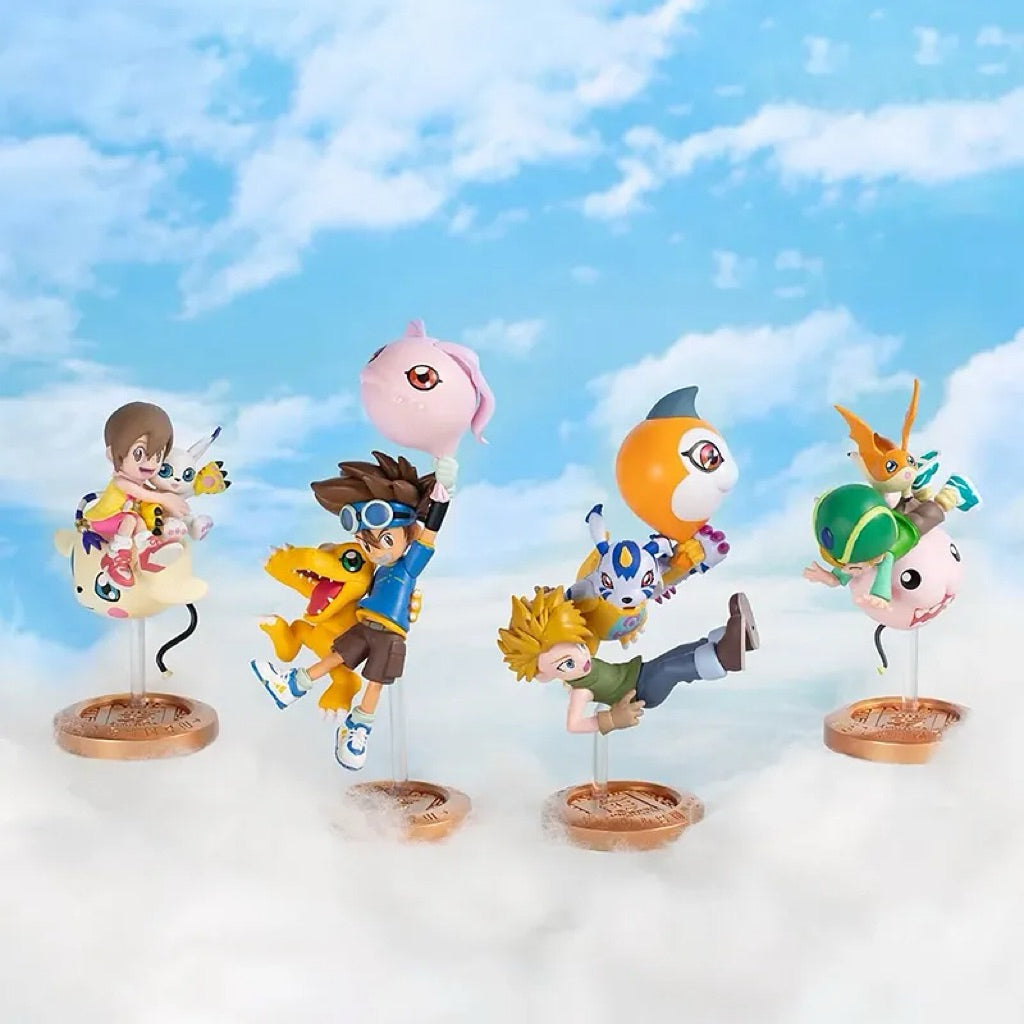 (Box of 8 Figures) Original BNFIGURE Q Digimon Adventure 25th Anniversary Ver. Blind Box