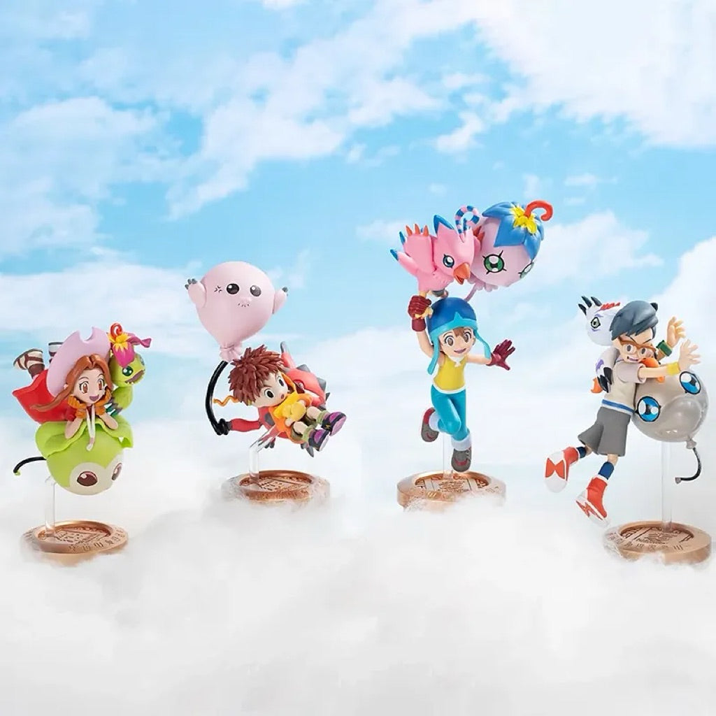 (Box of 8 Figures) Original BNFIGURE Q Digimon Adventure 25th Anniversary Ver. Blind Box