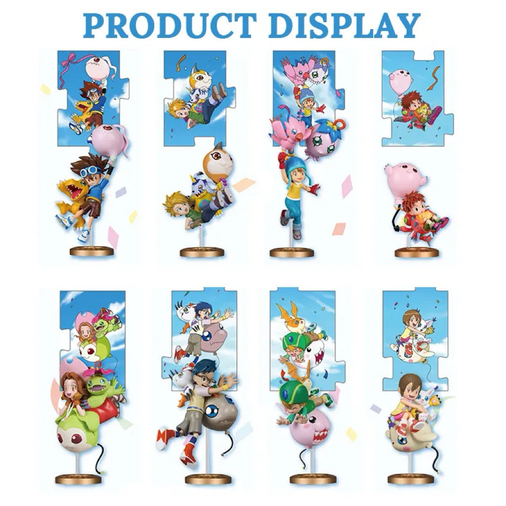 (Box of 8 Figures) Original BNFIGURE Q Digimon Adventure 25th Anniversary Ver. Blind Box