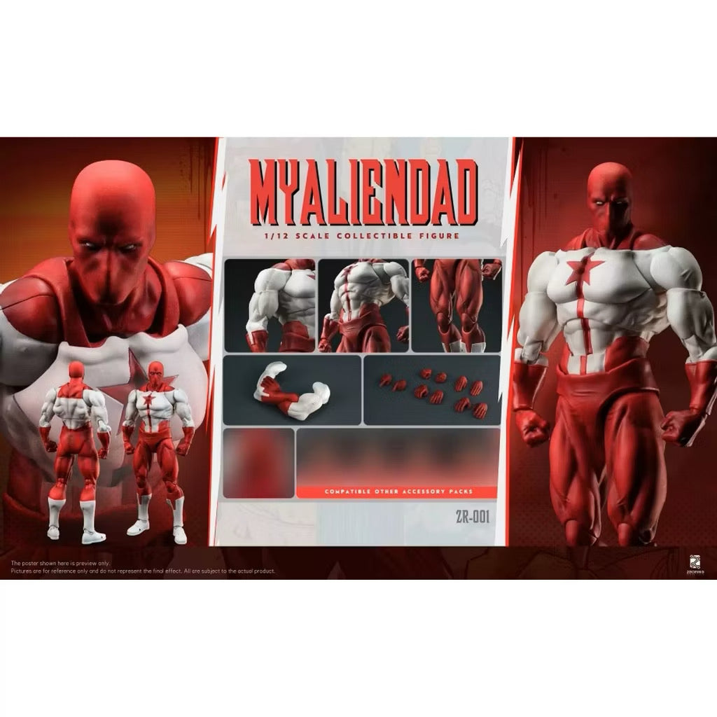 ZOOMRIG (ZR-001) 1/12 Scale My Alien Dad Figure