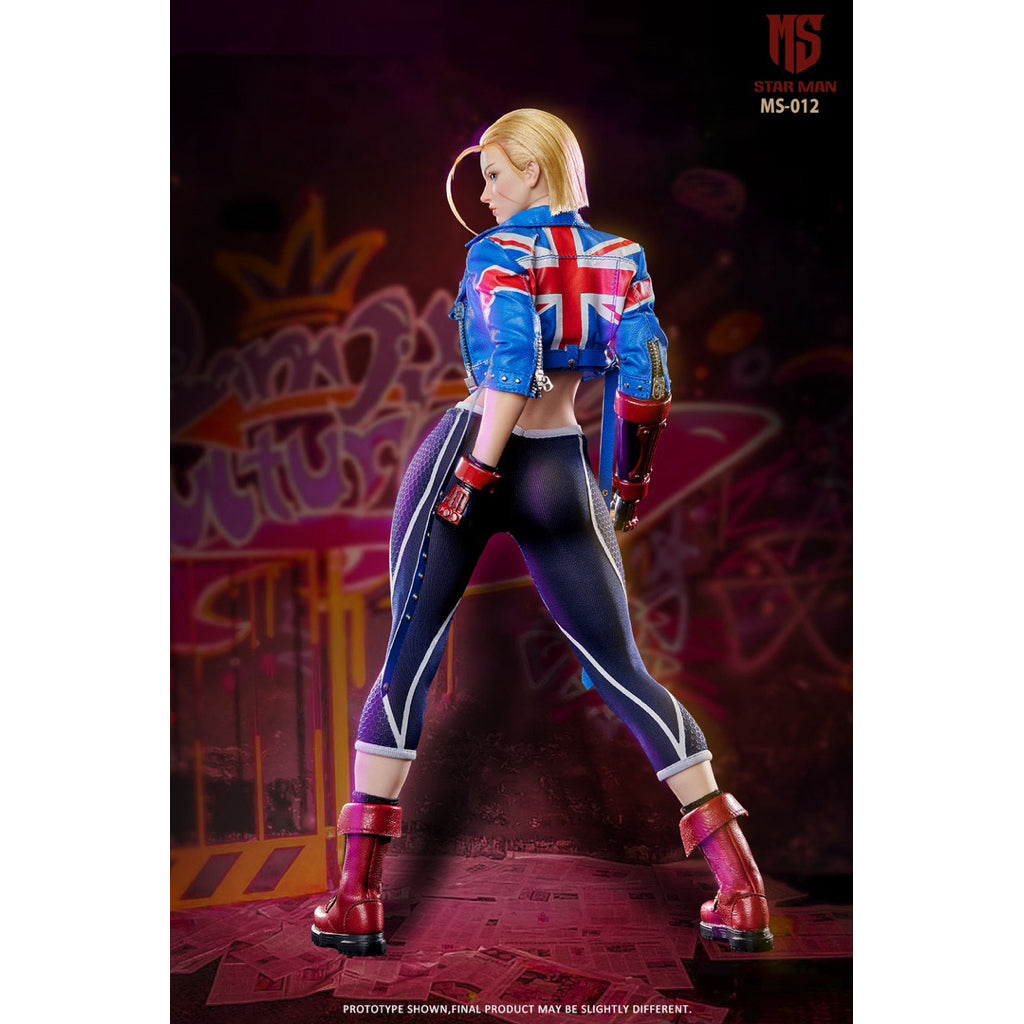 STAR MAN - Street Fighter 1/6 Female agent-Blue Bee Cammy White Action Figure MS-012