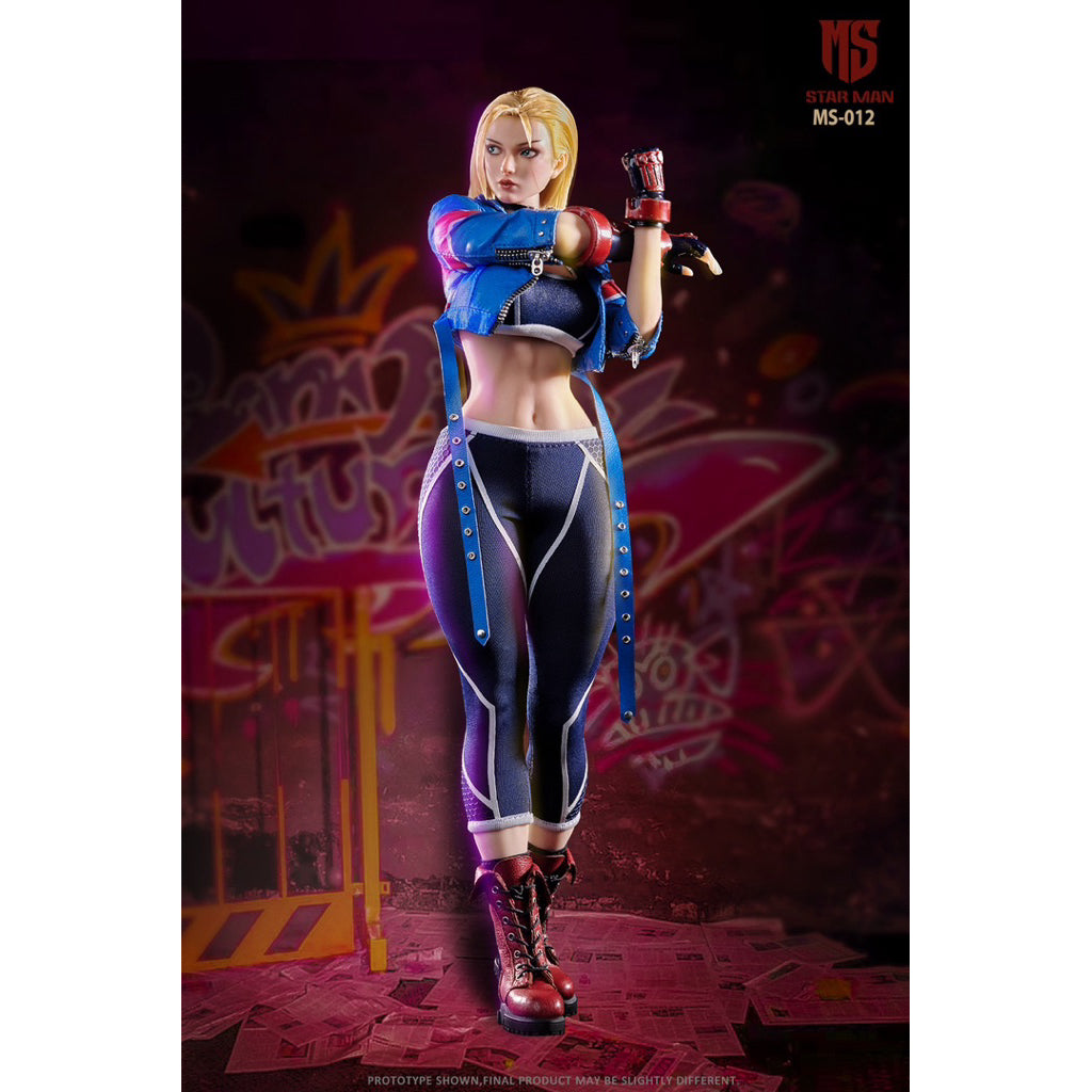 STAR MAN - Street Fighter 1/6 Female agent-Blue Bee Cammy White Action Figure MS-012