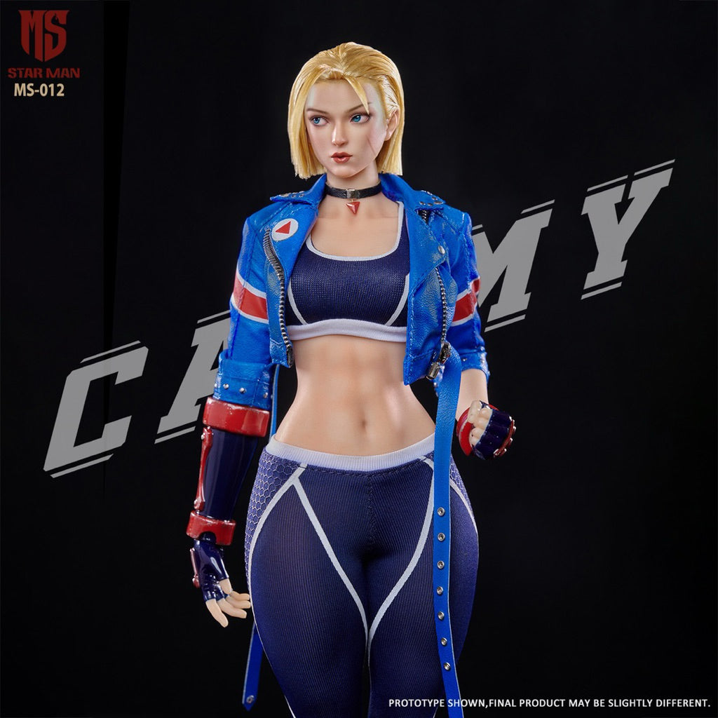 STAR MAN - Street Fighter 1/6 Female agent-Blue Bee Cammy White Action Figure MS-012