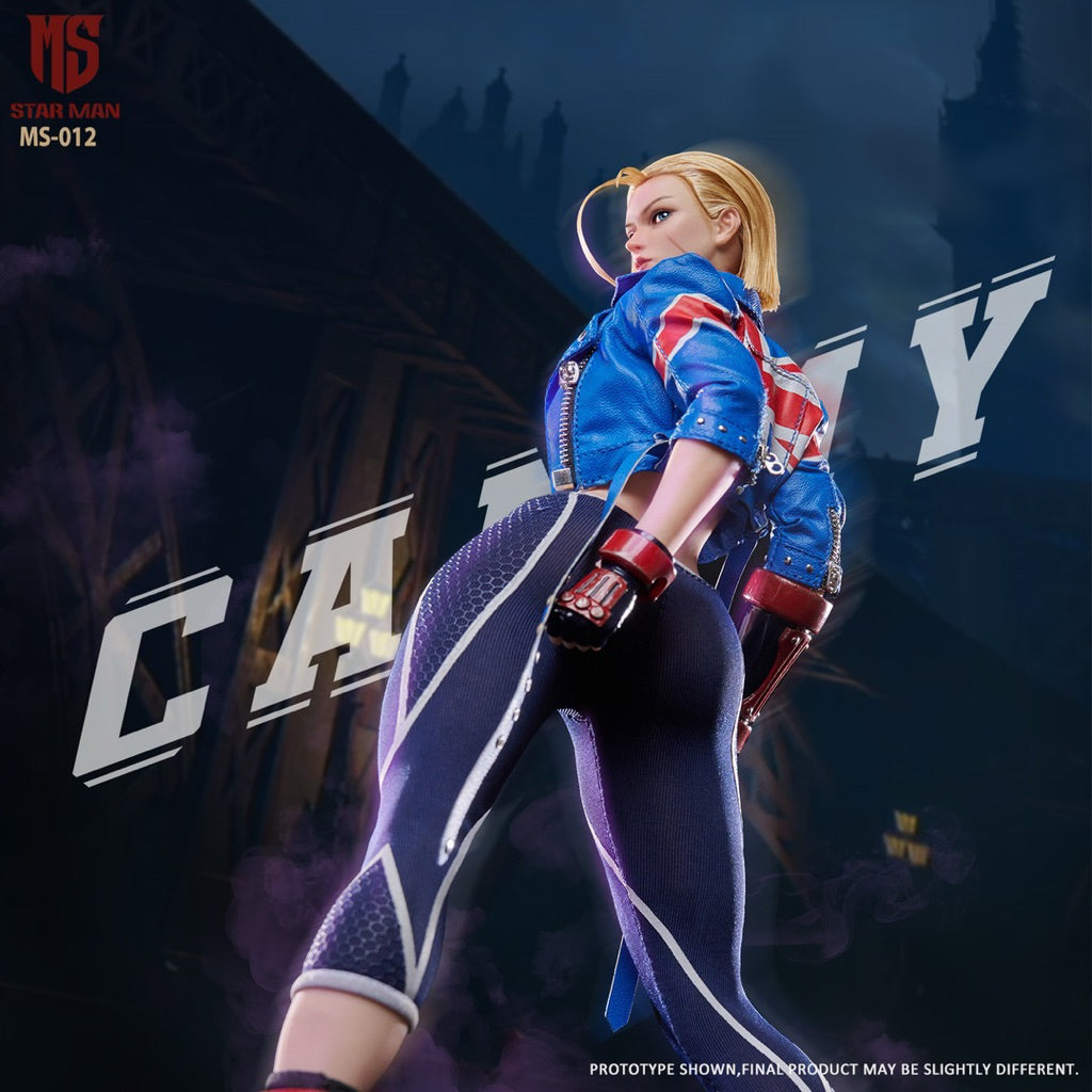 STAR MAN - Street Fighter 1/6 Female agent-Blue Bee Cammy White Action Figure MS-012