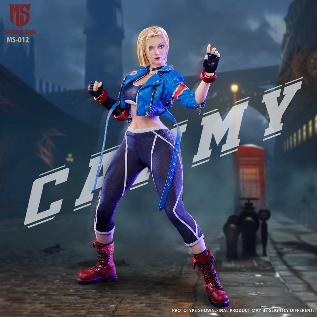 STAR MAN - Street Fighter 1/6 Female agent-Blue Bee Cammy White Action Figure MS-012