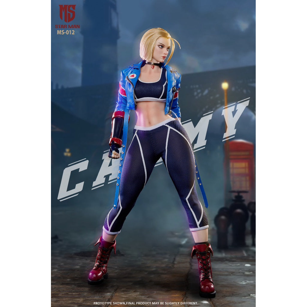 STAR MAN - Street Fighter 1/6 Female agent-Blue Bee Cammy White Action Figure MS-012