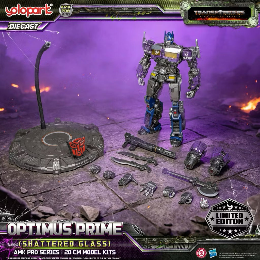 Yolopark: AMK PRO Series – Transformers: Rise of the Beasts Optimus Prime (Shattered Glass Ver.)