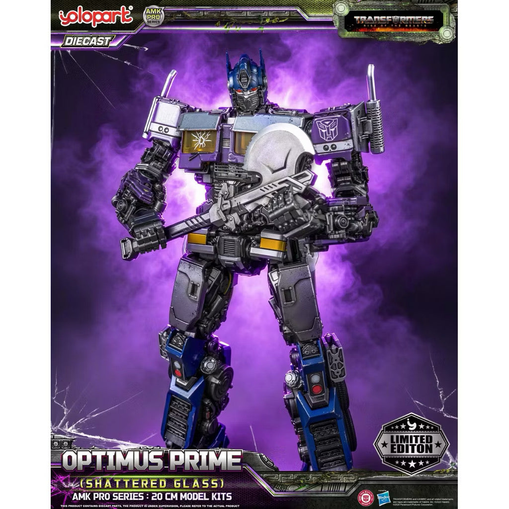 Yolopark: AMK PRO Series – Transformers: Rise of the Beasts Optimus Prime (Shattered Glass Ver.)