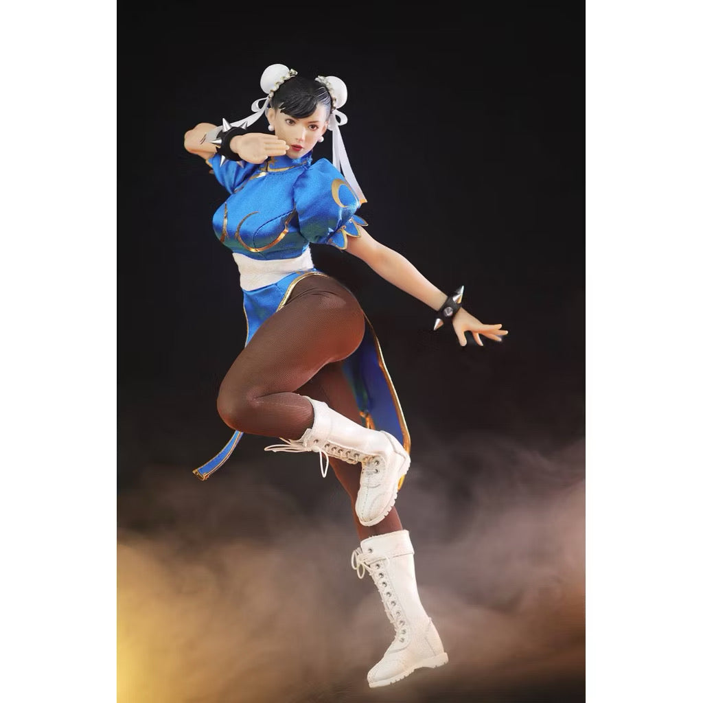 Star Man: 1/6 Scale Female Fighter – Blue Cheongsam Version (MS-008A)
