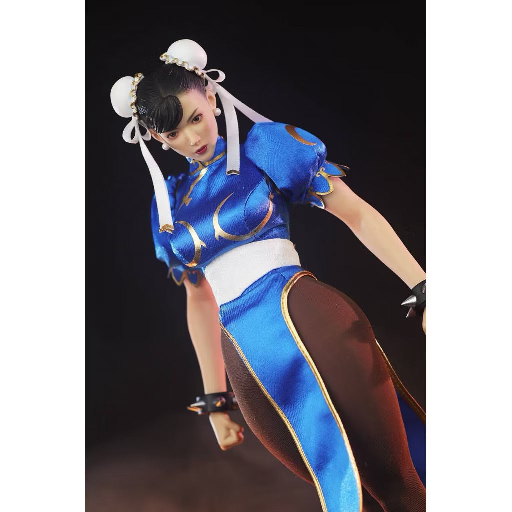Star Man: 1/6 Scale Female Fighter – Blue Cheongsam Version (MS-008A)
