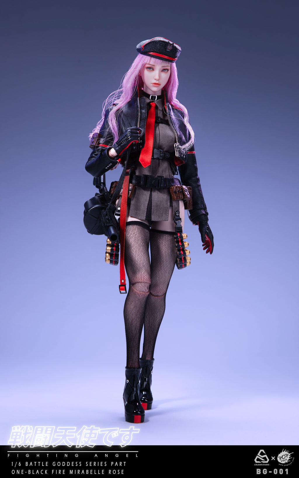 POPTOYS x COLOUR STUDIO 1/6 Battle Angel Series PartOne BG-001 Black Fire Mirabelle Rose
BG001