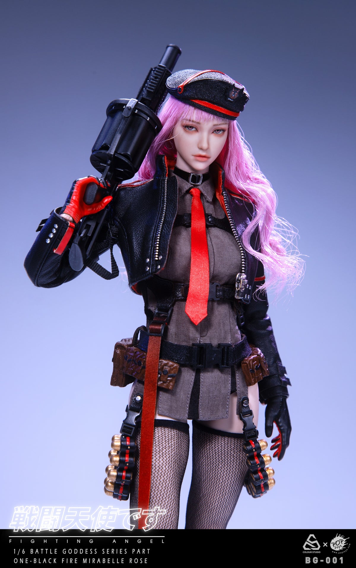 POPTOYS x COLOUR STUDIO 1/6 Battle Angel Series PartOne BG-001 Black Fire Mirabelle Rose
BG001