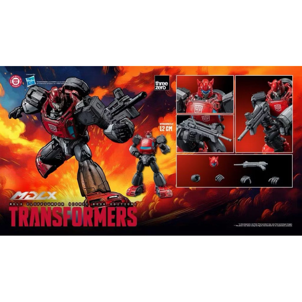 ThreeZero Transformers MDLX Articulated Figure Series Cliffjumper (Comic Book Edition)