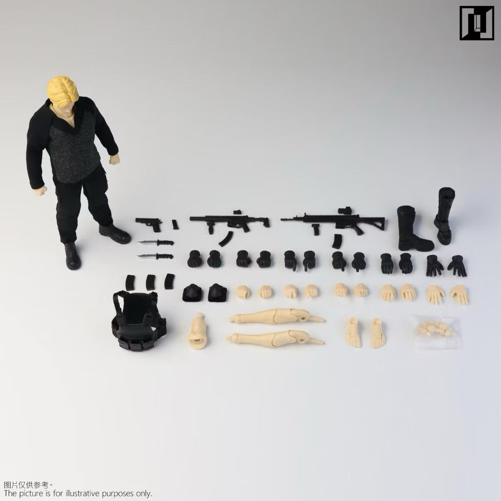 Mirrfig 1/12 Scale Action Figure Lean Male Body