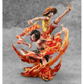 Megahouse One Piece POPMAX Portrait of Pirates Neo-Maximum Luffy & Ace Sibling Bonds (20th Limited Ver) Exclusive Figure