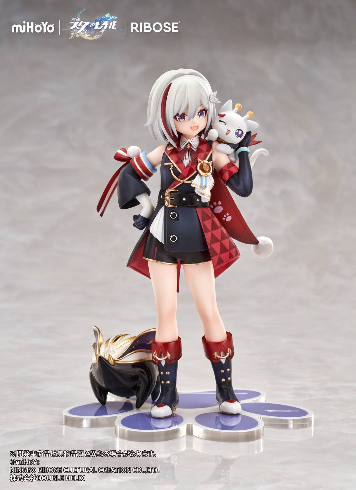 Ribose Honkai Star Rail Pre-Painted Figure: Little Cat Series Topaz & Numby Ver.