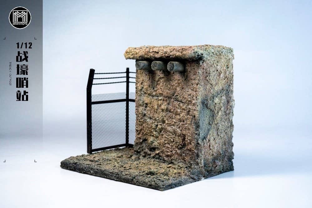 MMMToys Trench Outpost 1/12 Scale Diorama Base