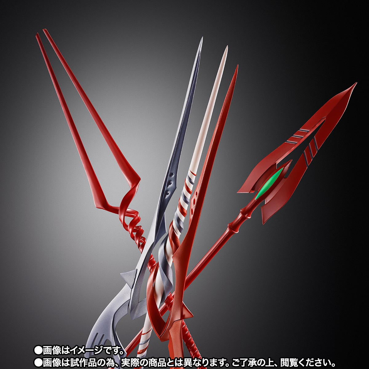 Bandai Spirits: METAL BUILD – Evangelion 3 Spears Set (30th Anniversary Another Color Ver.)