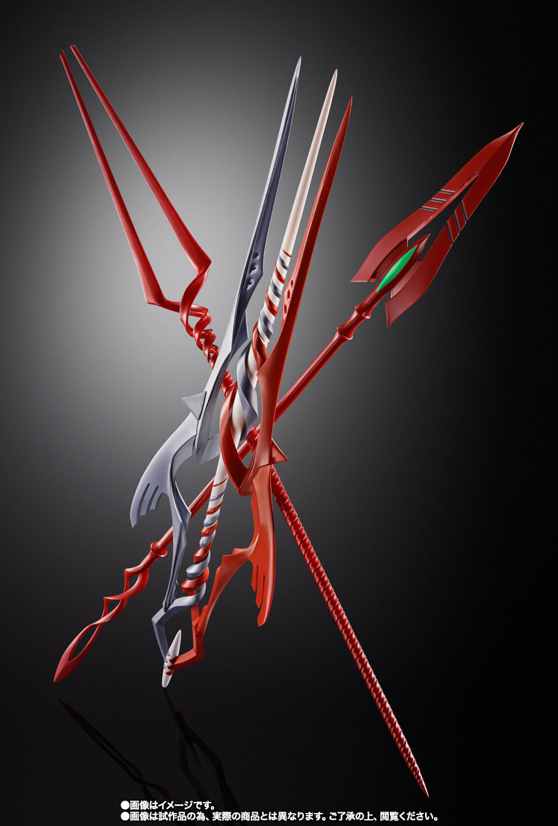 Bandai Spirits: METAL BUILD – Evangelion 3 Spears Set (30th Anniversary Another Color Ver.)