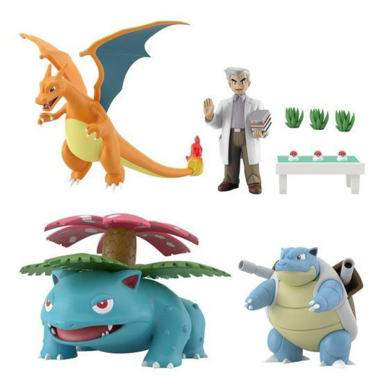 Bandai Pokemon Scale World Kanto Professor Oak Set
