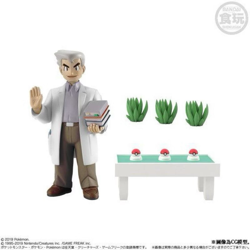 Bandai Pokemon Scale World Kanto Professor Oak Set