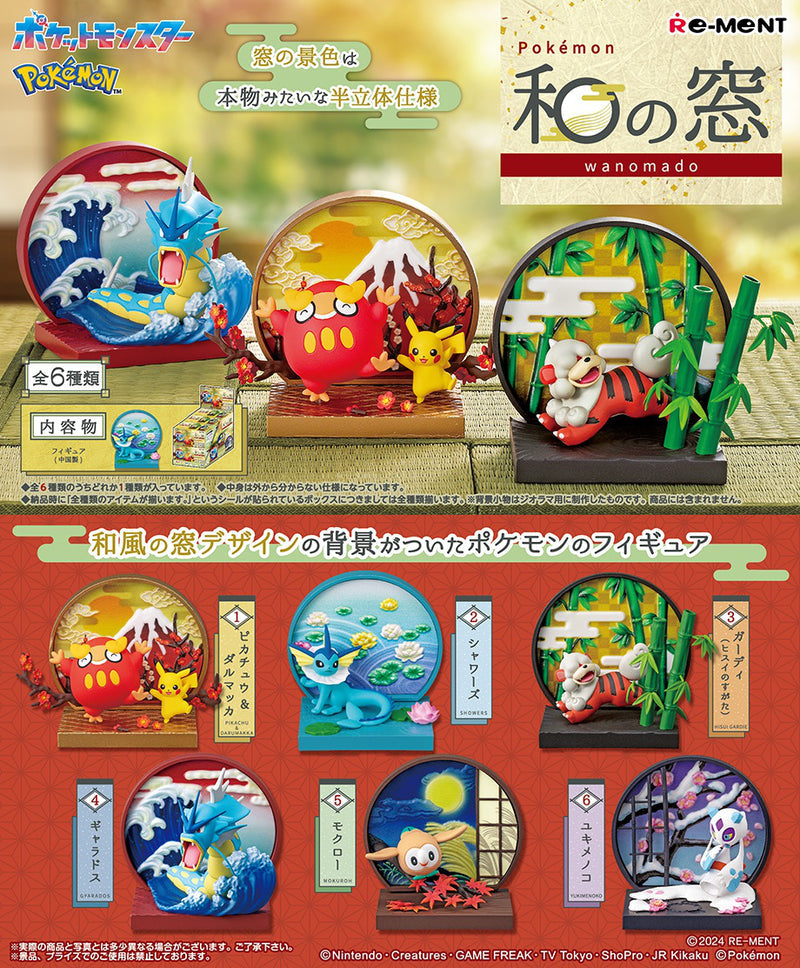 RE-MENT: Pokémon – Wanomado (Japanese Style Window)