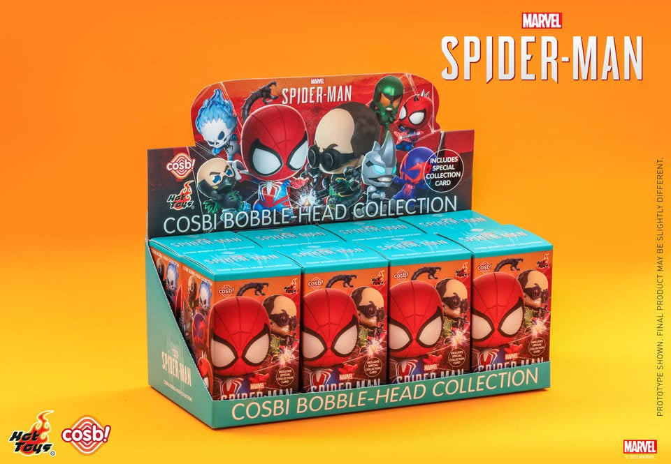 (Box of 8 Cosbi) Hot Toys Cosbi Bobble-Head Collection Marvel Spider-Man CBX006