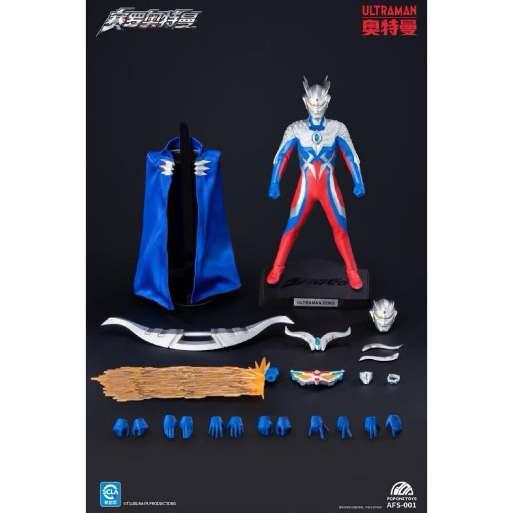 Ultraman Z Ultraman Zero 1/12 Scale Action Figure BY POPONE TOYS