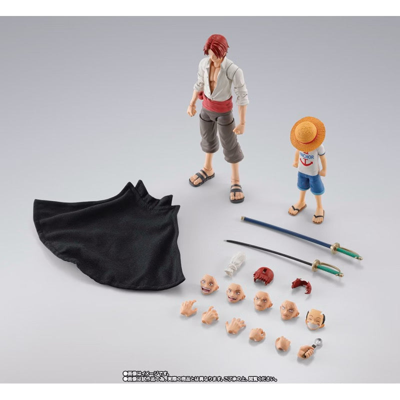 Bandai SHF S.H.Figuarts Shanks & Monkey.D.Luffy (Childhood) ONE PIECE