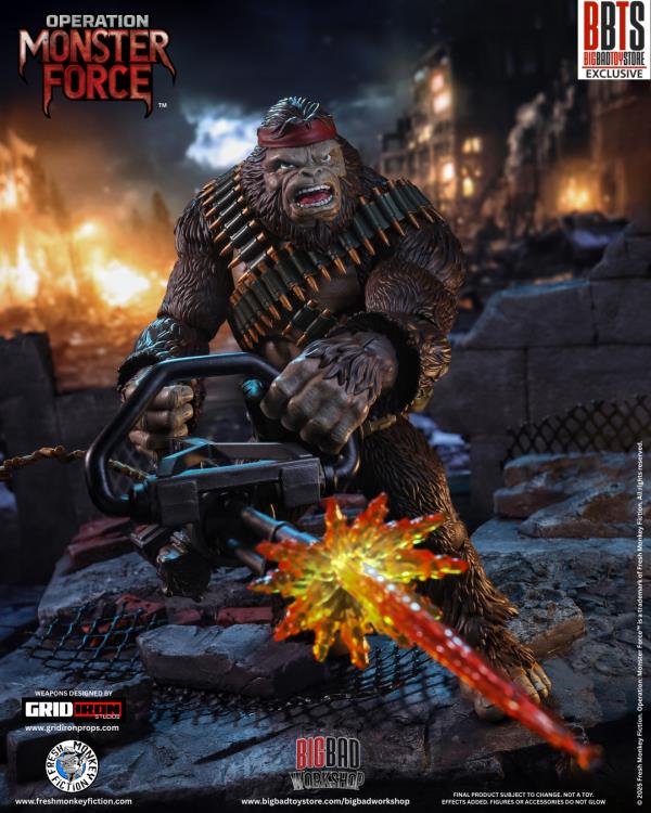 Fresh Monkey Fiction Operation Monster Force Chatsworth (Heavy Artillery)