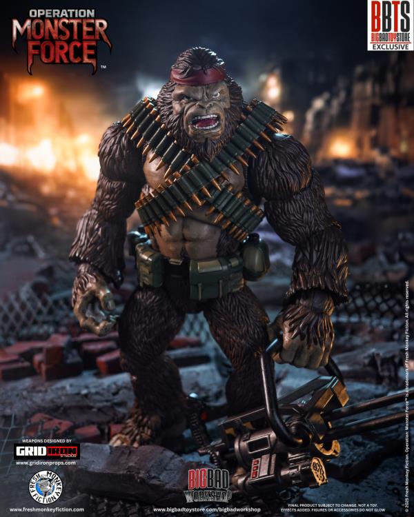 Fresh Monkey Fiction Operation Monster Force Chatsworth (Heavy Artillery)