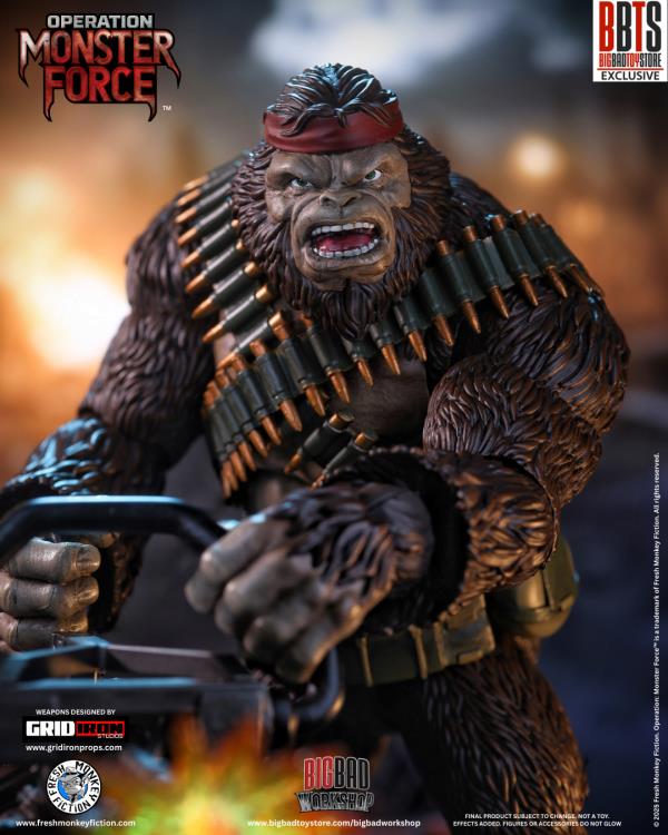 Fresh Monkey Fiction Operation Monster Force Chatsworth (Heavy Artillery)