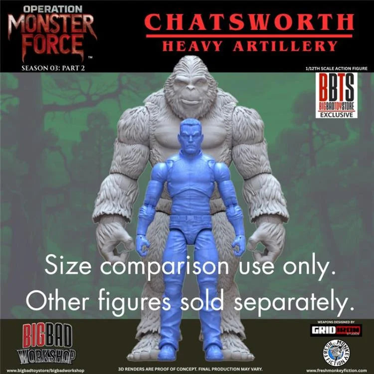 Fresh Monkey Fiction Operation Monster Force Chatsworth (Heavy Artillery)