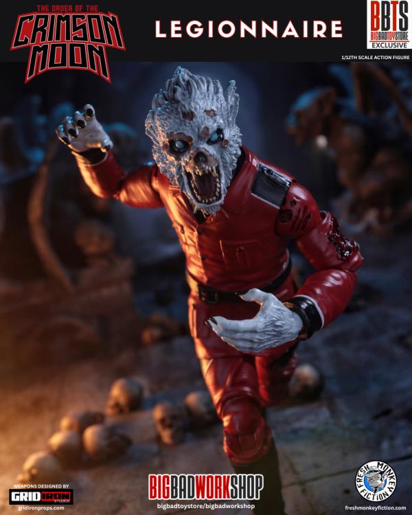 Fresh Monkey Fiction The Order of the Crimson Moon Crimson Moon Legionnaire 1/12 Scale BBTS Exclusive Action Figure