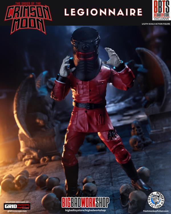 Fresh Monkey Fiction The Order of the Crimson Moon Crimson Moon Legionnaire 1/12 Scale BBTS Exclusive Action Figure