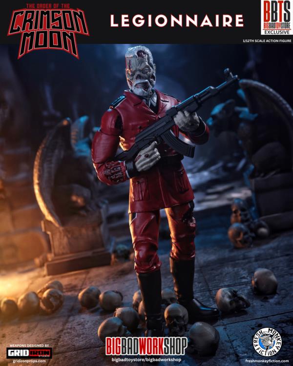 Fresh Monkey Fiction The Order of the Crimson Moon Crimson Moon Legionnaire 1/12 Scale BBTS Exclusive Action Figure